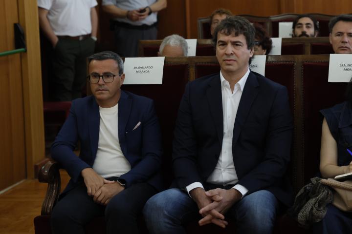 El hermano de Sánchez, en el primer día de juicio junto a Miguel Ángel Gallardo