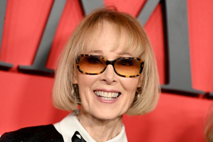 La escritora y periodista E. Jean Carroll, en la gala 'TIME100', celebrada en el Jazz at Lincoln Center de Nueva York (EEUU), el 25 de abril de 2024.