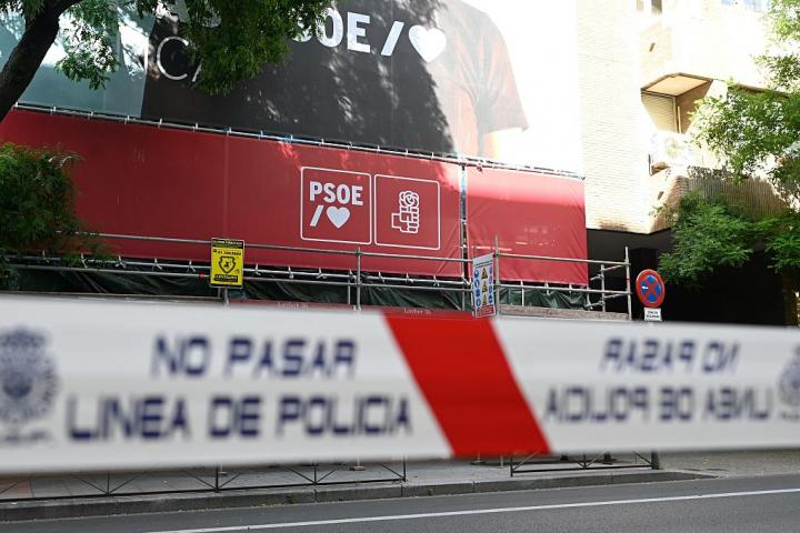 Sede del PSOE en Ferraz (Madrid)