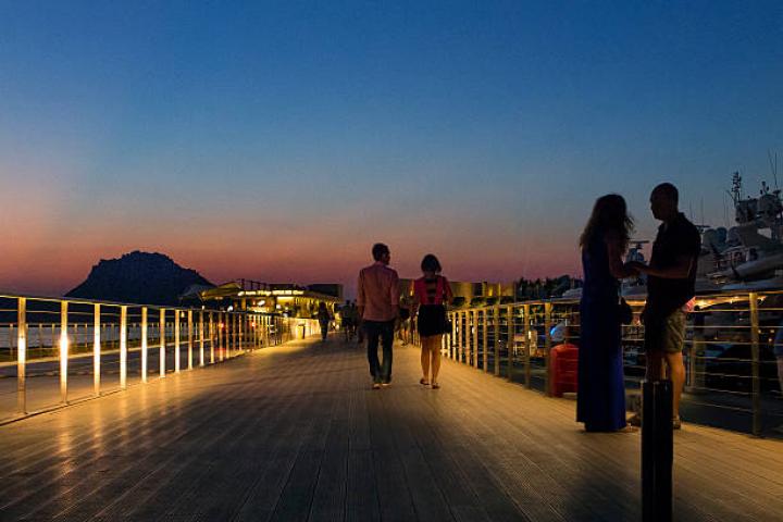 Bodrum is a district and a port city in Mugla Province, in the southwestern Aegean Region of Turkey.