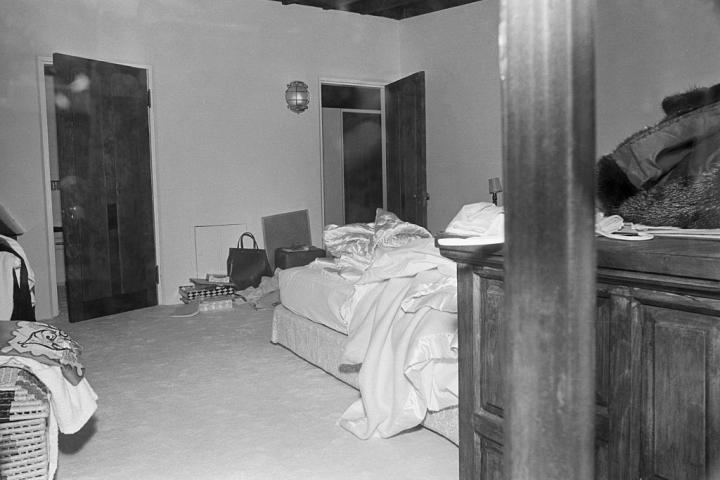 El dormitorio en el que se encontró a Marilyn Monroe el día de su muerte en 1962