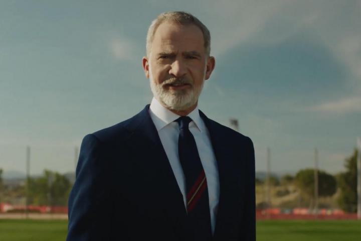 Felipe VI, en el vídeo de la lista de la selección española.
