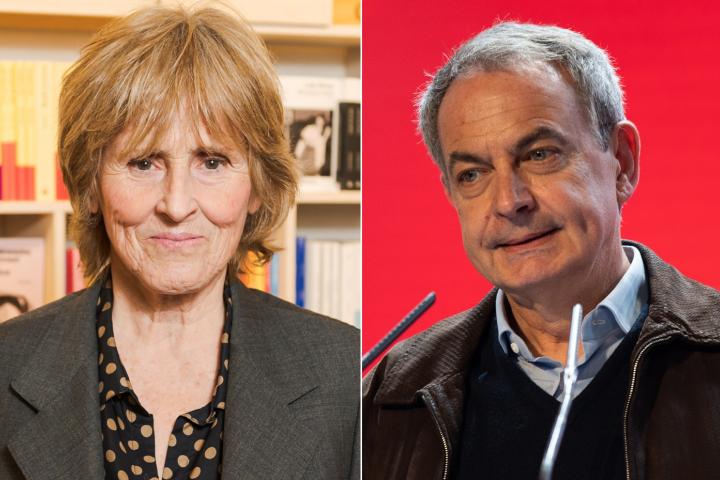 Mercedes Milá y José Luis Rodríguez Zapatero.