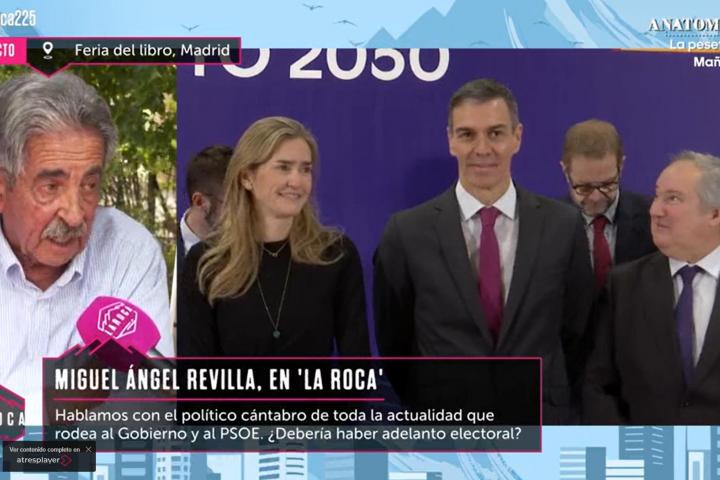 Miguel Ángel Revilla, en 'La Roca'.