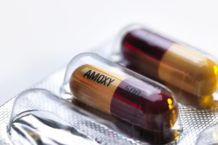 Cápsulas de amoxicilina