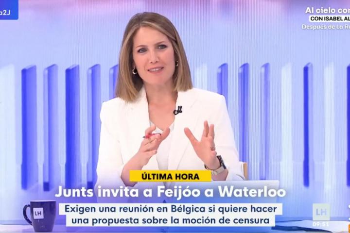 Silvia Intxaurrondo en 'La hora de la 1'.