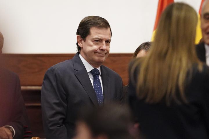 El presidente de la Junta de Castilla y León, Alfonso Pérez Mañueco.
