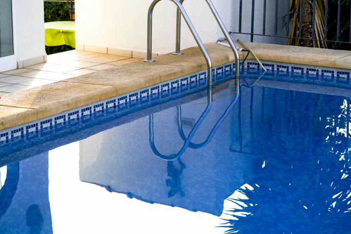 Una piscina en una imagen de archivo