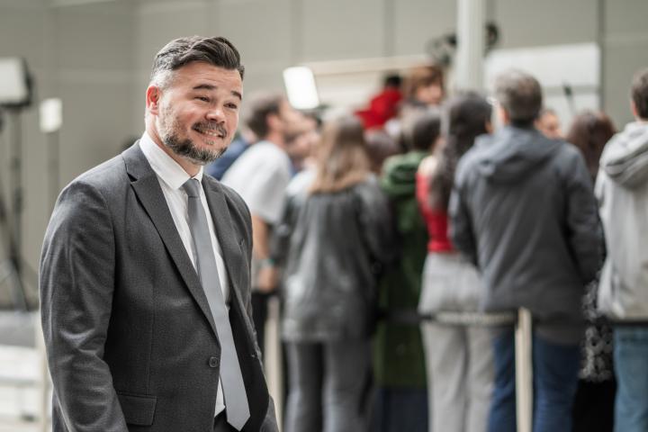El portavoz de Esquerra Republicana en el Congreso, Gabriel Rufián.