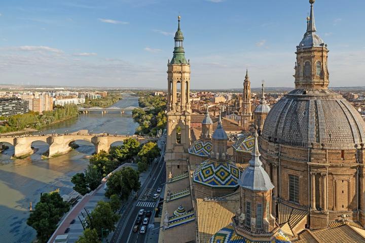 Vista aérea de Zaragoza