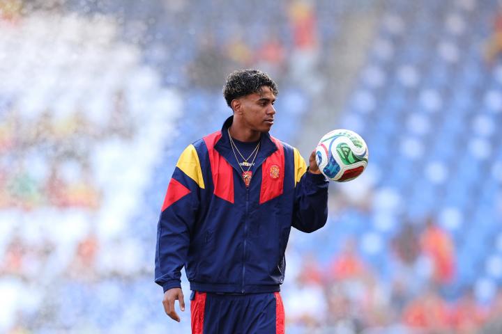 El futbolista del Barça y de la selección Lamine Yamal.