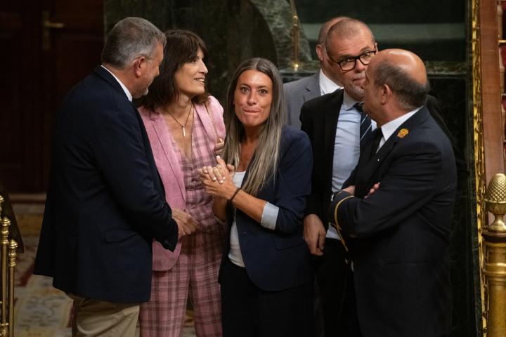 La portavoz de Junts, Miriam Nogueras.