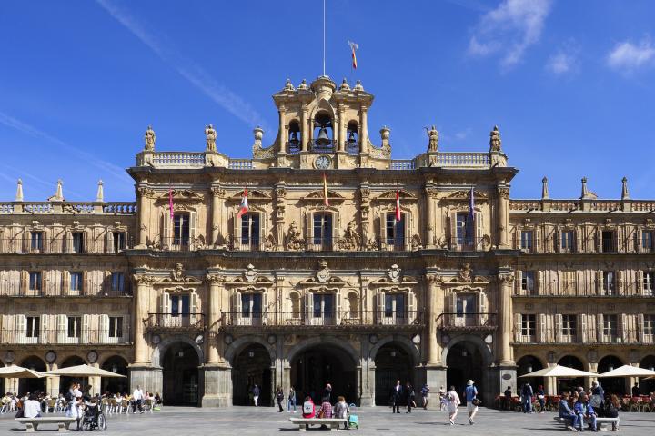 Imagen de archivo de la fachada del Ayuntamiento de Salamanca.