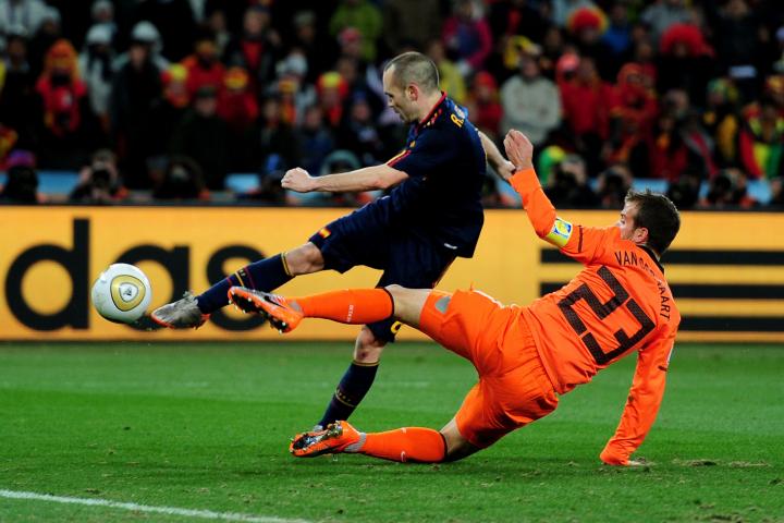 Iniesta en el Mundial 2010