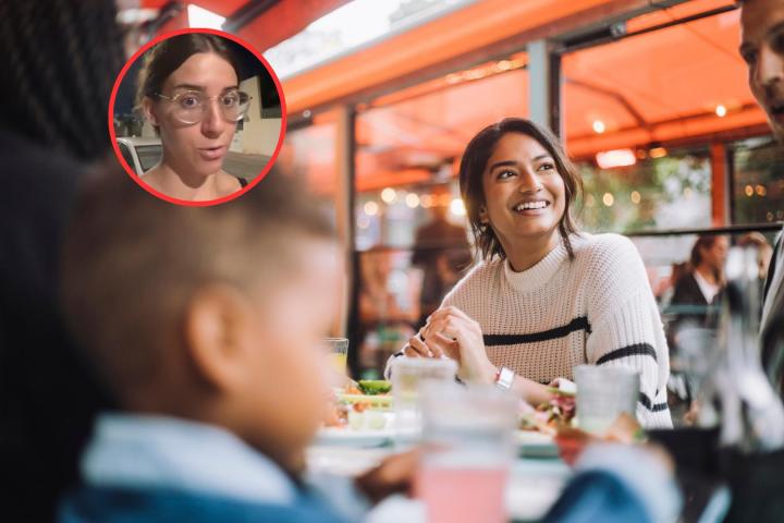 Adriana cuenta una anécdota vivida en un restaurante.