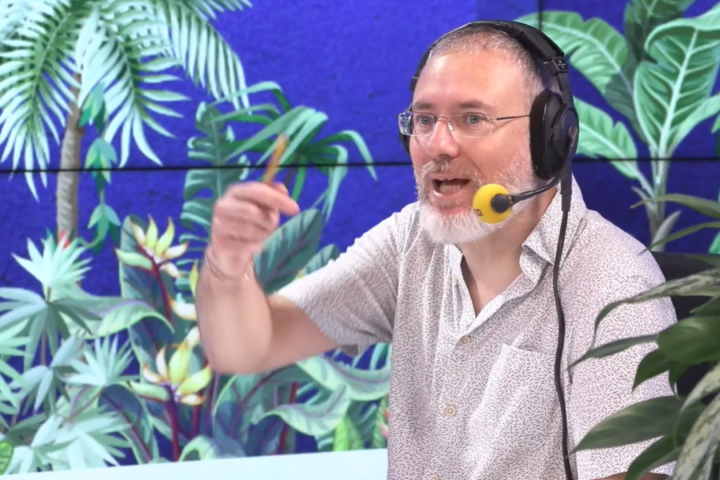 Eduardo Barba, jardinero.