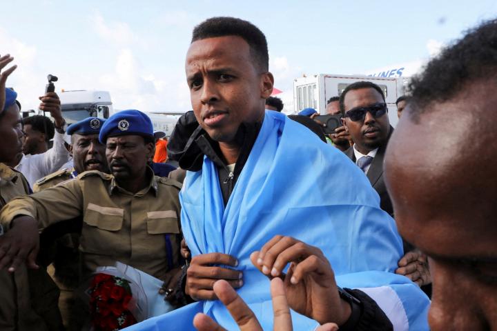 El árbitro somalí Omar Abdulkadir Artan, cuya entrada en EEUU ha sido vetado por las autoridade, impidiendo su participación en el Mundial de Fútbol.