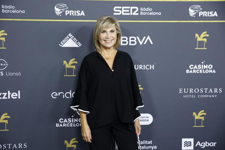 BARCELONA CATALONIA, SPAIN - NOVEMBER 14: Presenter Julia Otero at the photocall prior to the Ondas Awards gala at the Liceu, on 14 November, 2024 in Barcelona, Catalonia, Spain. The Ondas Awards, created in 1945, are given annually by Promotora de Informaciones S.A. (Grupo PRISA) through Cadena SER's Radio Barcelona, to honor the quality and popularity of productions, as well as professional careers in radio, television, music and radio advertising. (Photo By Kike Rincon/Europa Press via Getty Images)