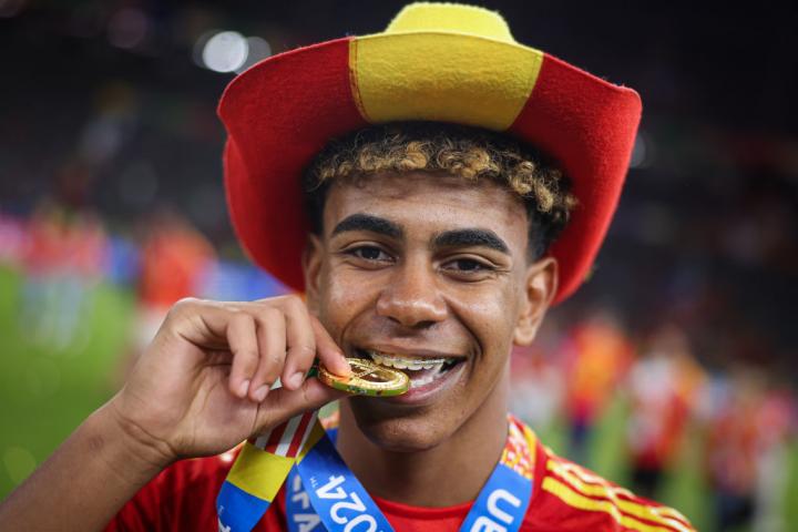 8Lamine Yamal, tras ganar la Eurocopa 2024
