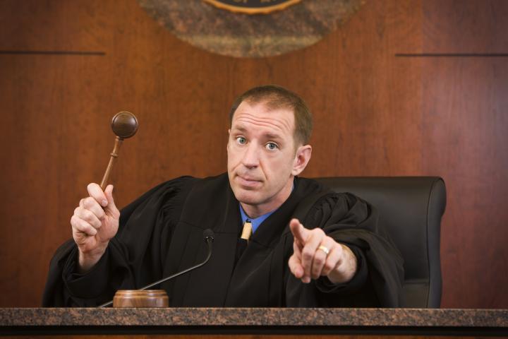 Abogado en un juicio