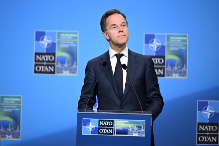 El secretario general de la OTAN, Mark Rutte