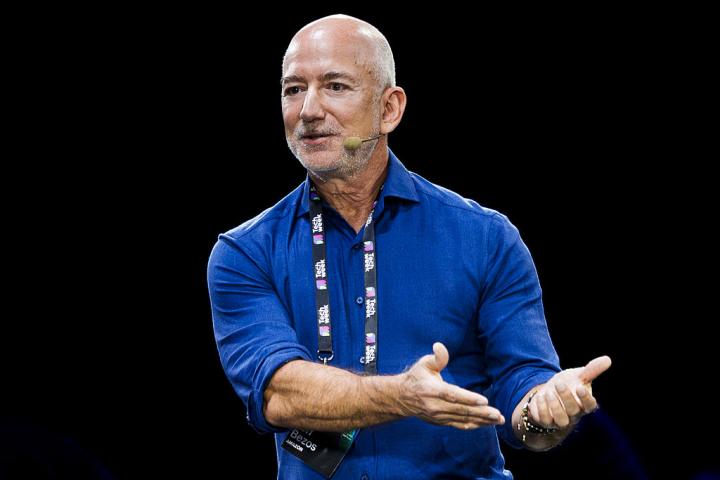 Jeff Bezos, en una conferencia