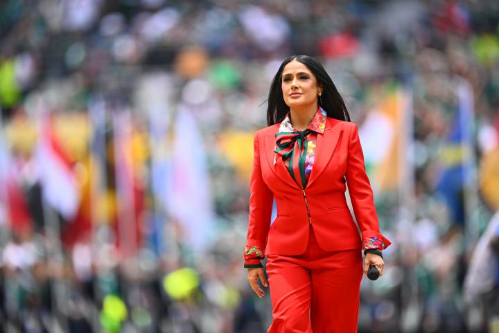 Salma Hayek, en la ceremonia de apertura del Mundial 2026