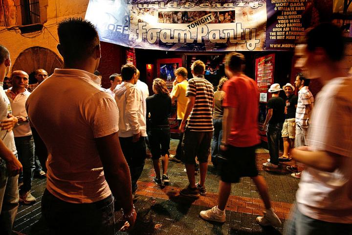 Una fiesta en Lloret de Mar (Girona), en una imagen de archivo
