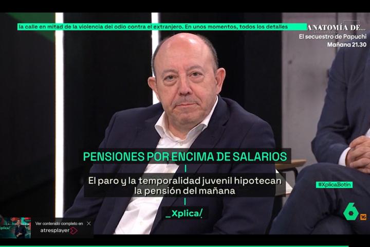 Gonzalo Bernardos, en el plató de 'laSexta Xplica'