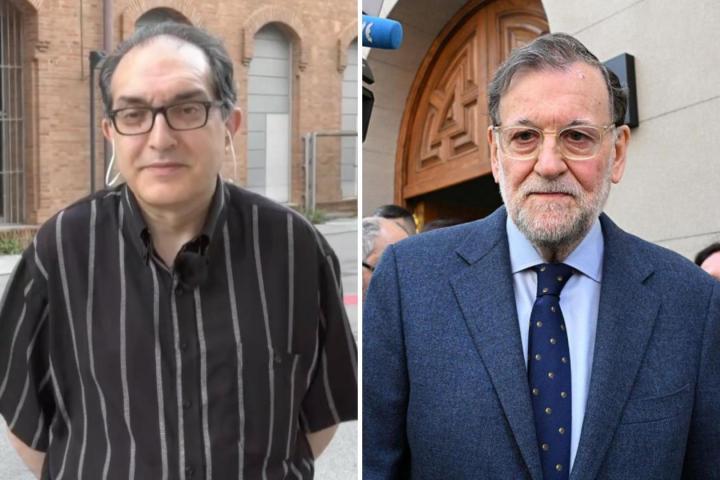 Fotomontaje de José Villaroya y Mariano Rajoy.