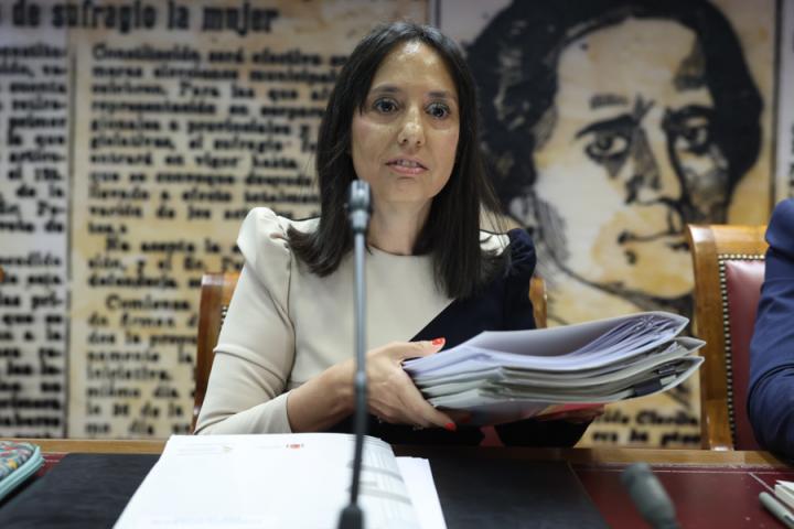 Mercedes González, en el Senado este martes