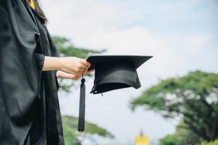 Un estudiante graduado, en una imagen de archivo