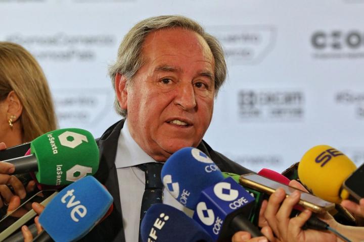 El presidente de la patronal de Castilla-La Mancha, Ángel Nicolás, en una imagen de archivo.