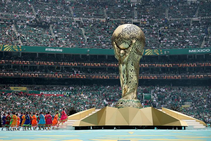MEXICO CITY, MEXICO - JUNE 11: Performers dance during the Opening Ceremony ahead of the FIFA World Cup 2026 Group A match between Mexico and South Africa at Mexico City Stadium on June 11, 2026 in Mexico City, Mexico. (Photo by Hector Vivas - FIFA/FIFA via Getty Images)