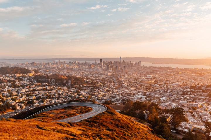 Vista aérea de San Francisco (California, EEUU).