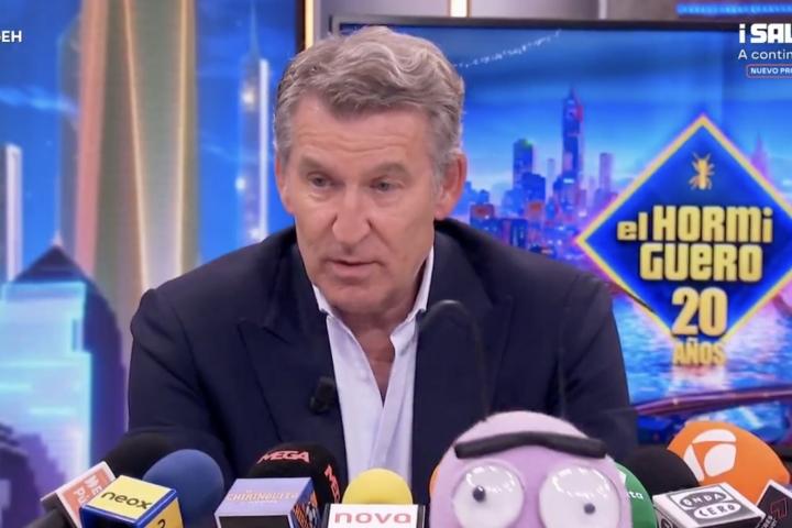 Alberto Núñez Feijóo en 'El Hormiguero'.