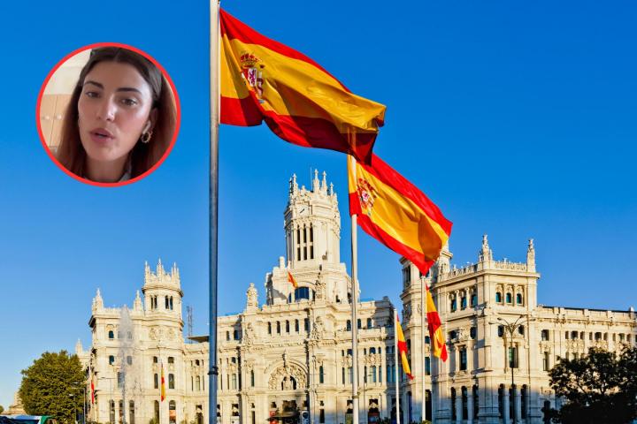 Claire, italiana en España.