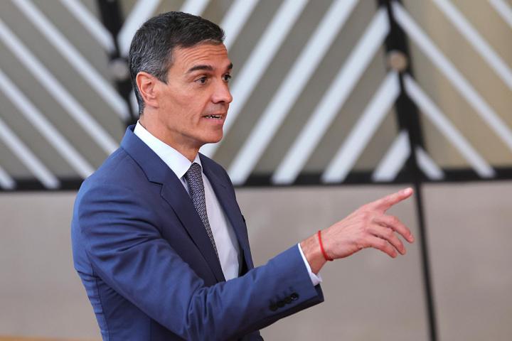 El presidente del Gobierno, Pedro Sánchez
