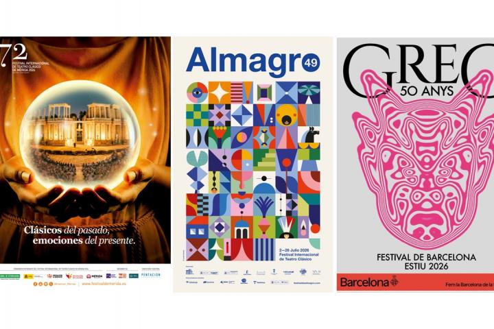 Festivales de verano 2026, carteles de los festivales de Almagro, Grec y Mérida.