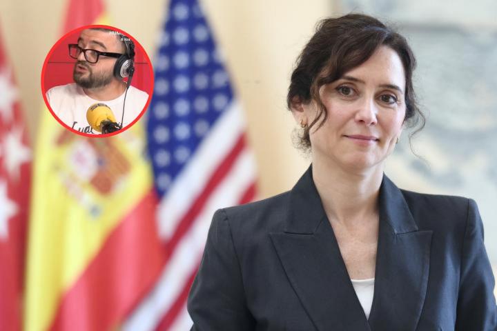 Fotomontaje de Cocituber e Isabel Díaz Ayuso.