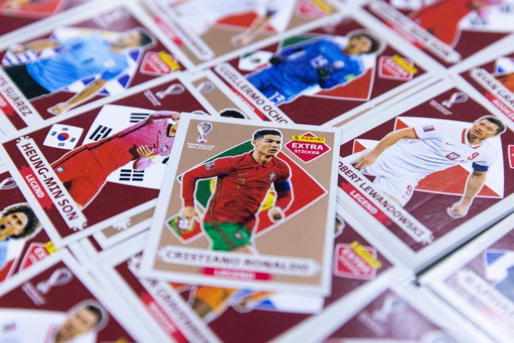 El cromo de Cristiano Ronaldo, de Panini.