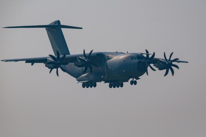 Un avión Airbus A400M, en una imagen de archivo