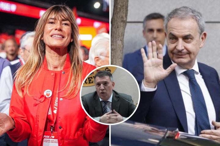Begoña Gómez, Joaquim Bosch y José Luis Rodríguez Zapatero