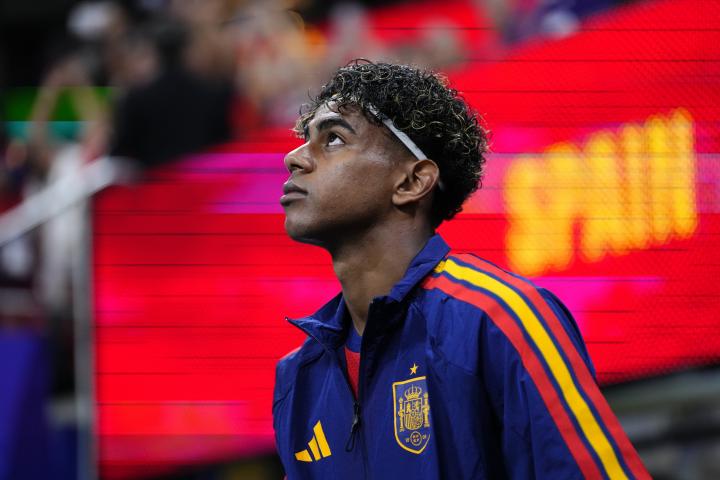 El futbolista de la selección, Lamine Yamal.