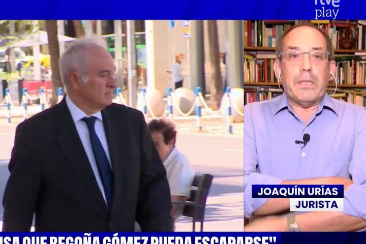 El jurista y exletrado del Tribunal Constitucional, Joaquín Urías.