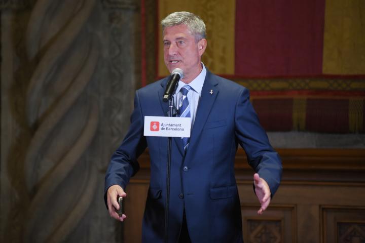 El líder de Junts en el Ayuntamiento de Barcelona, Jordi Martí.