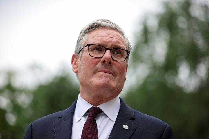 El primer ministro británico, Keir Starmer, en la cumbre del G7, el 16 de junio de 2026, en Evian-les-Bains (Francia).
