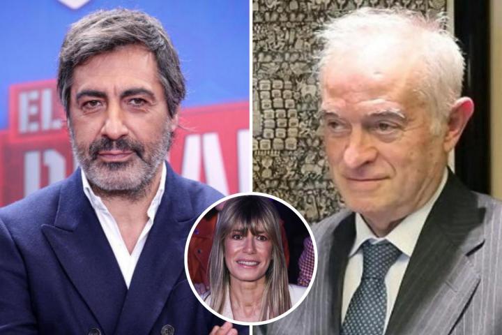Juan del Val, el juez Juan Carlos Peinado y Begoña Gómez.
