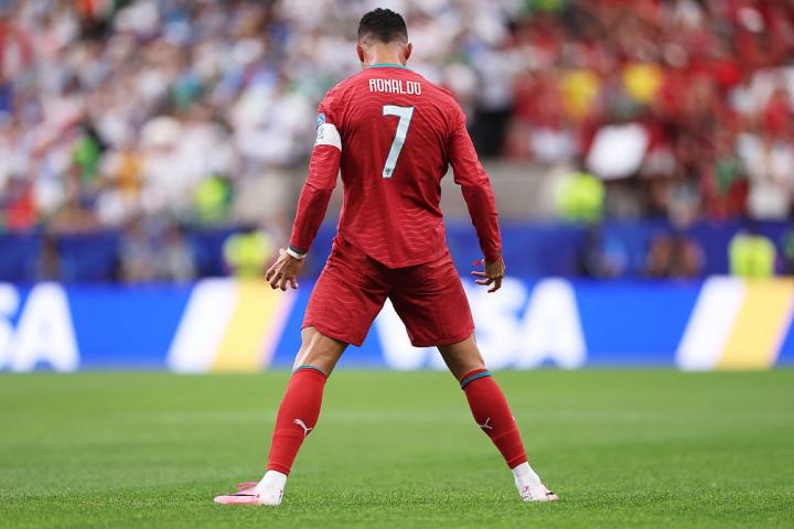 Cristiano Ronaldo siendo Cristiano Ronaldo, en su celebración tras anotar a Uzbekistán