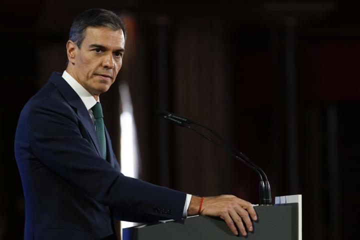 El presidente del Gobierno, Pedro Sánchez